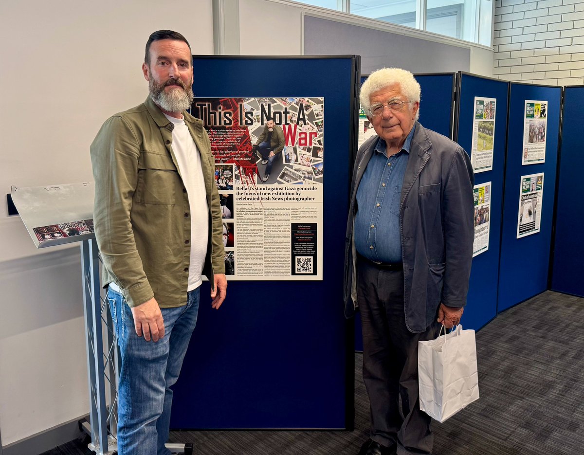 Mal McCann (@malmccann) on Twitter photo Dr Avi Shlaim Historian and professor was in Belfast to discuss his new book 'Genocide in Gaza: Israel's Long War on Palestine'. and had time to call in and see my exhibition in <a href="/StMarys_Belfast/">St Mary’s University College Belfast</a> <a href="/FeileBelfast/">Féile an Phobail</a> <a href="/irish_news/">The Irish News</a> Dr Avi Shlaim Historian and professor was in Belfast to discuss his new book 'Genocide in Gaza: Israel's Long War on Palestine'. and had time to call in and see my exhibition in <a href="/StMarys_Belfast/">St Mary’s University College Belfast</a> <a href="/FeileBelfast/">Féile an Phobail</a> <a href="/irish_news/">The Irish News</a>