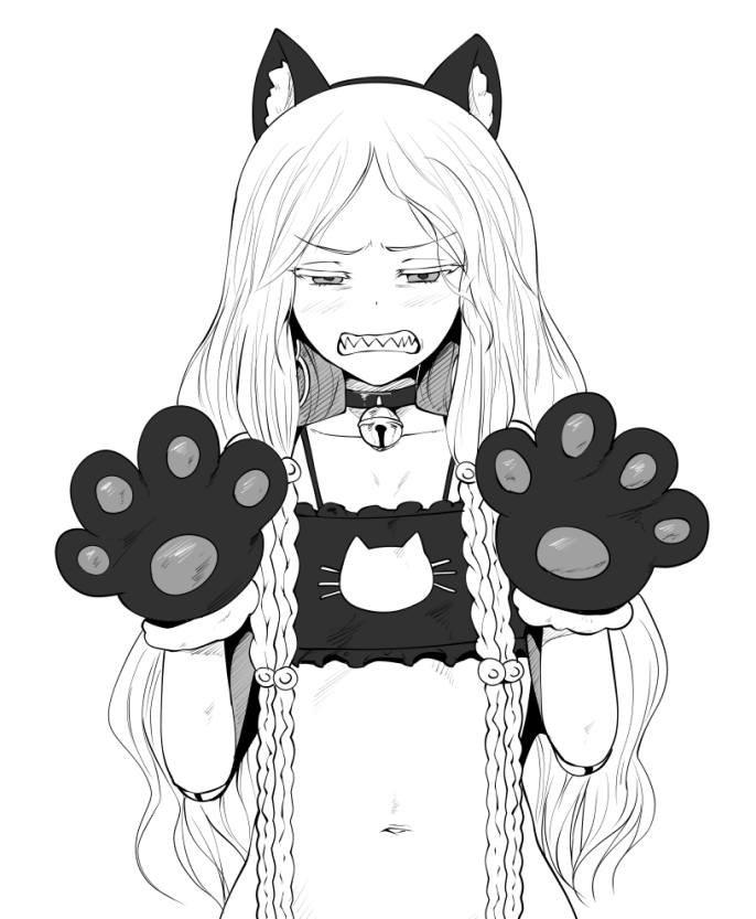 ダフネちゃんがねこ下着を着てくれたよ
ダフネちゃんにありがとうと言って 