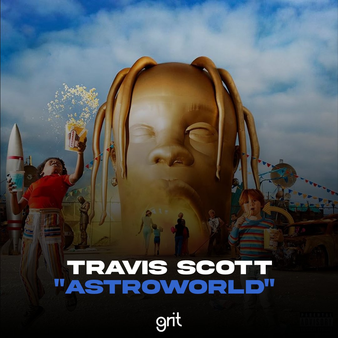 gritfile's tweet photo. Dzisiaj mija 7 lat od premiery albumu Travisa Scotta „ASTROWORLD”🎡

Album zadebiutował na pierwszym miejscu na liście Billboard oraz sprzedał się w 550 000 egzemplarzach❗

🔴Każda piosenka ma ponad 100 milionów odtworzeń
🔴Nominacja do nagrody GRAMMY https://t.co/5FOG4OTb8O