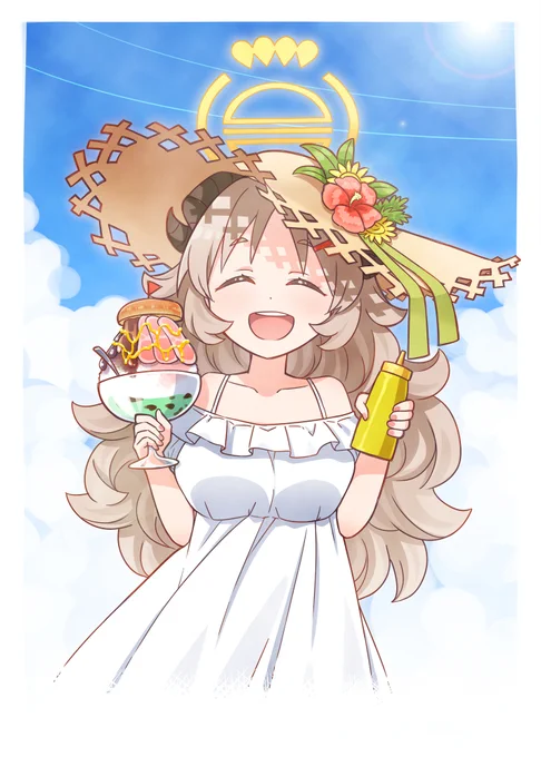 白ワンピイズミちゃん