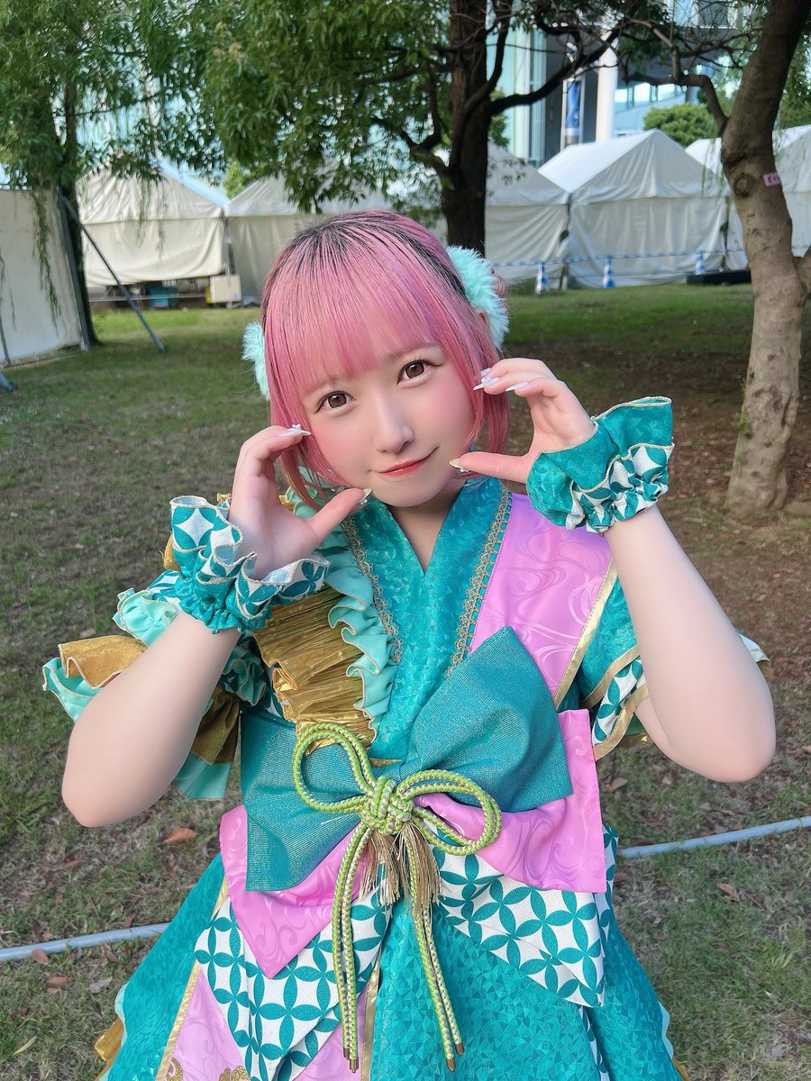 Appare! 　永堀ゆめ 法被 🌈 #Appare さんと法被着て「愛 for you！」🌈 #七瀬れあ #永堀