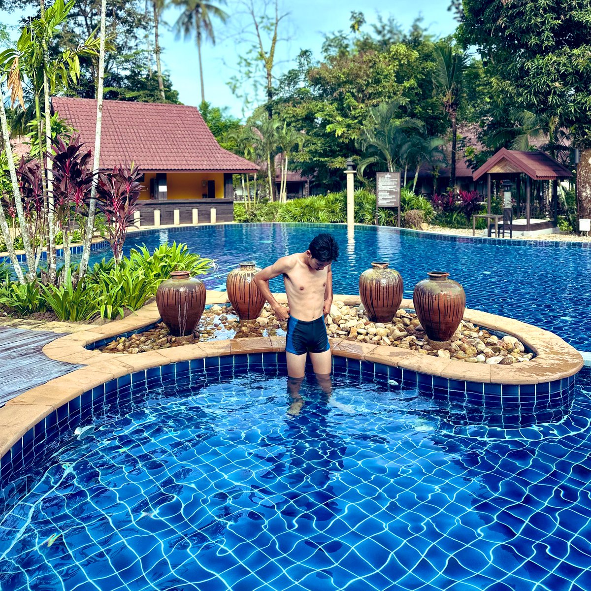 ผอมเกิ้นน 💦🌈 #เกาะช้าง