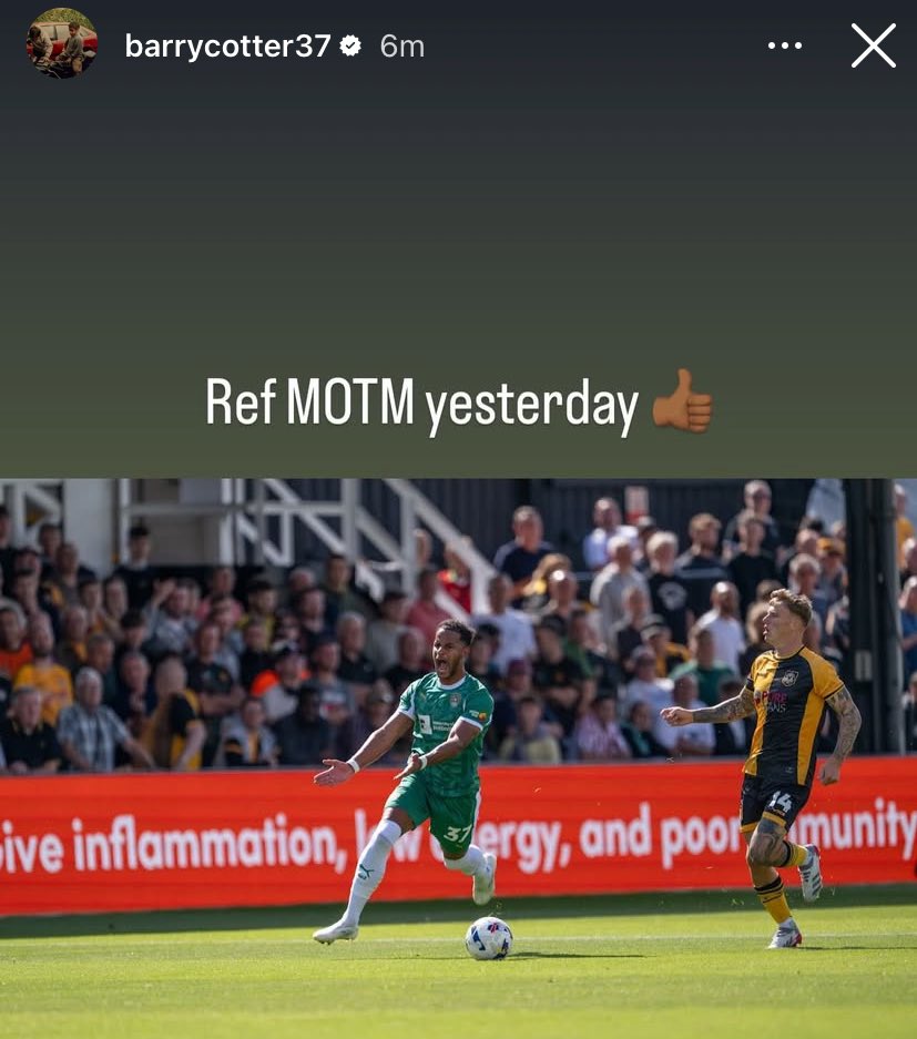 TheNottsReport's tweet image. 🗣️ | Barry Cotter on Instagram.. #Notts