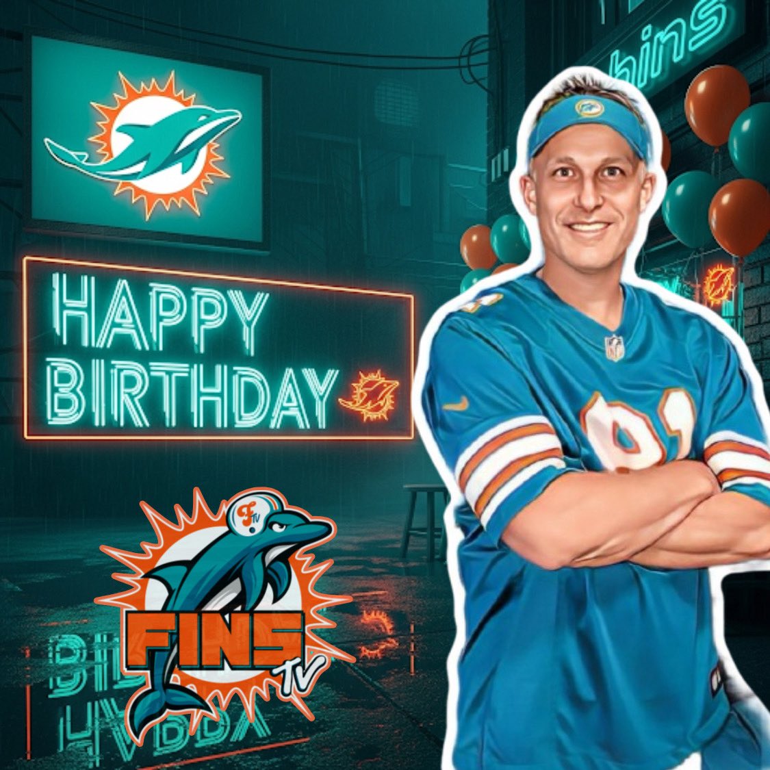 Happy birthday to our amazing Co-Host <a href="/1stevehallett/">Steve</a>, the man who makes Fins TV click! It simply wouldn't be the same without you.
May you enjoy another trip around the sun full of happiness and love. #FinsUp