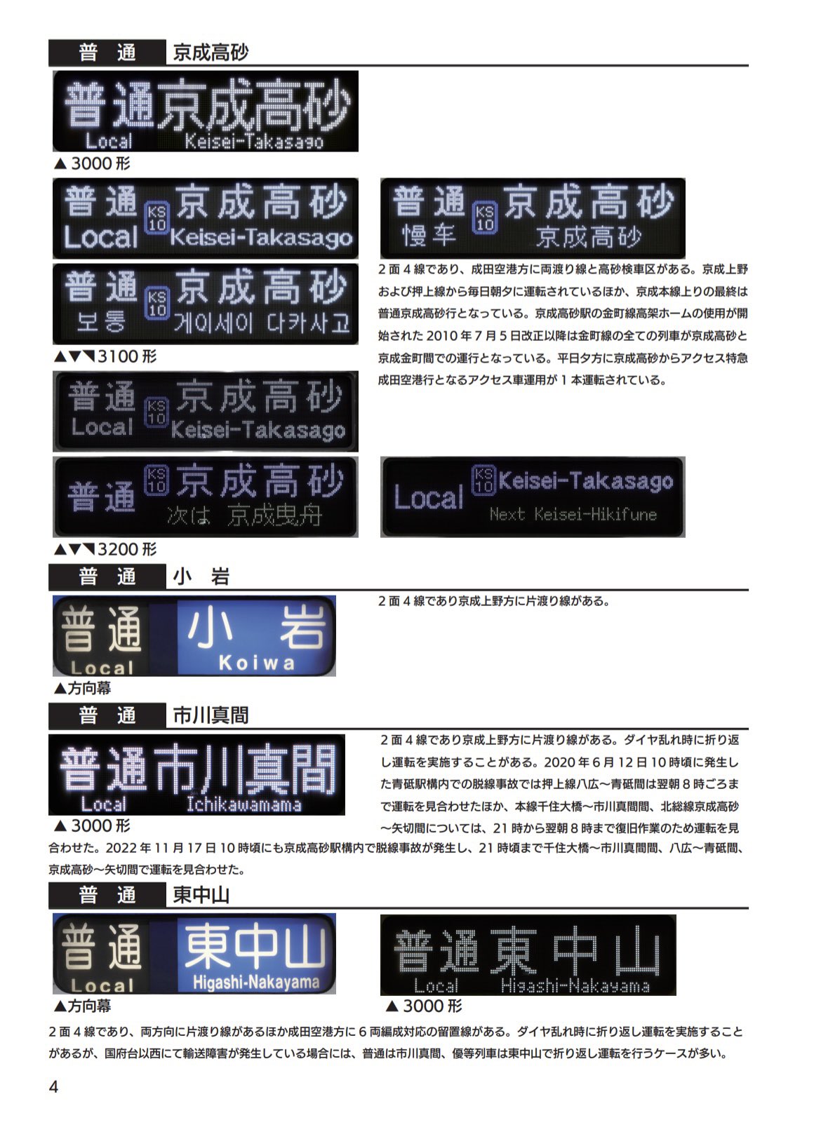 鉄道行き先表示板 金沢行、長岡↔富山 レア】 特急はくたか 「長岡行き」 の表示を撮る （金沢駅・富山
