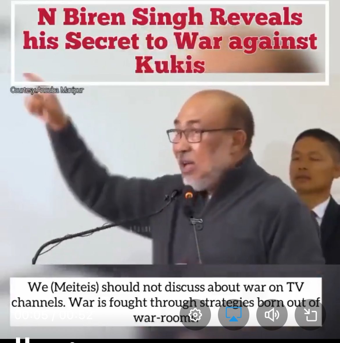 If anyone wants to look at the re-incarnation of Little Hitler .
Here is the closest pic :
The genocider of #Kuki_Zo
People in Manipur with full misused of state machinery..