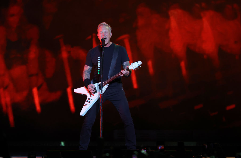 Happy Birthday to <a href="/Metallica/">Metallica</a> #Guitarist and #Singer #JamesHetfield !!! What was the first #Metallica album you bought? - <a href="/JoeRockOK/">Joe Rock</a> #Rock #ClassicRock #Metal #HeavyMetal #Thrash #ThrashMetal #RockOnRock #TodayInRock #1033TheEagle (Photo by Ethan Miller/Getty Images)