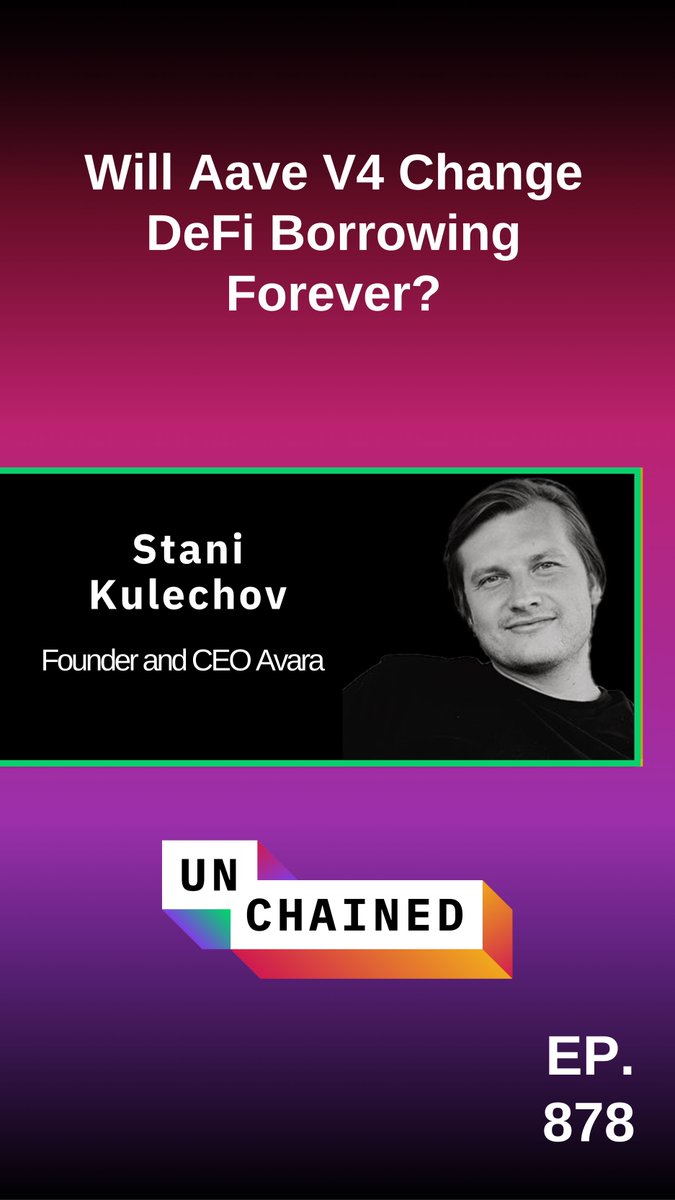 Stani Kulechov discussing Aave V4's impact on DeFi borrowing