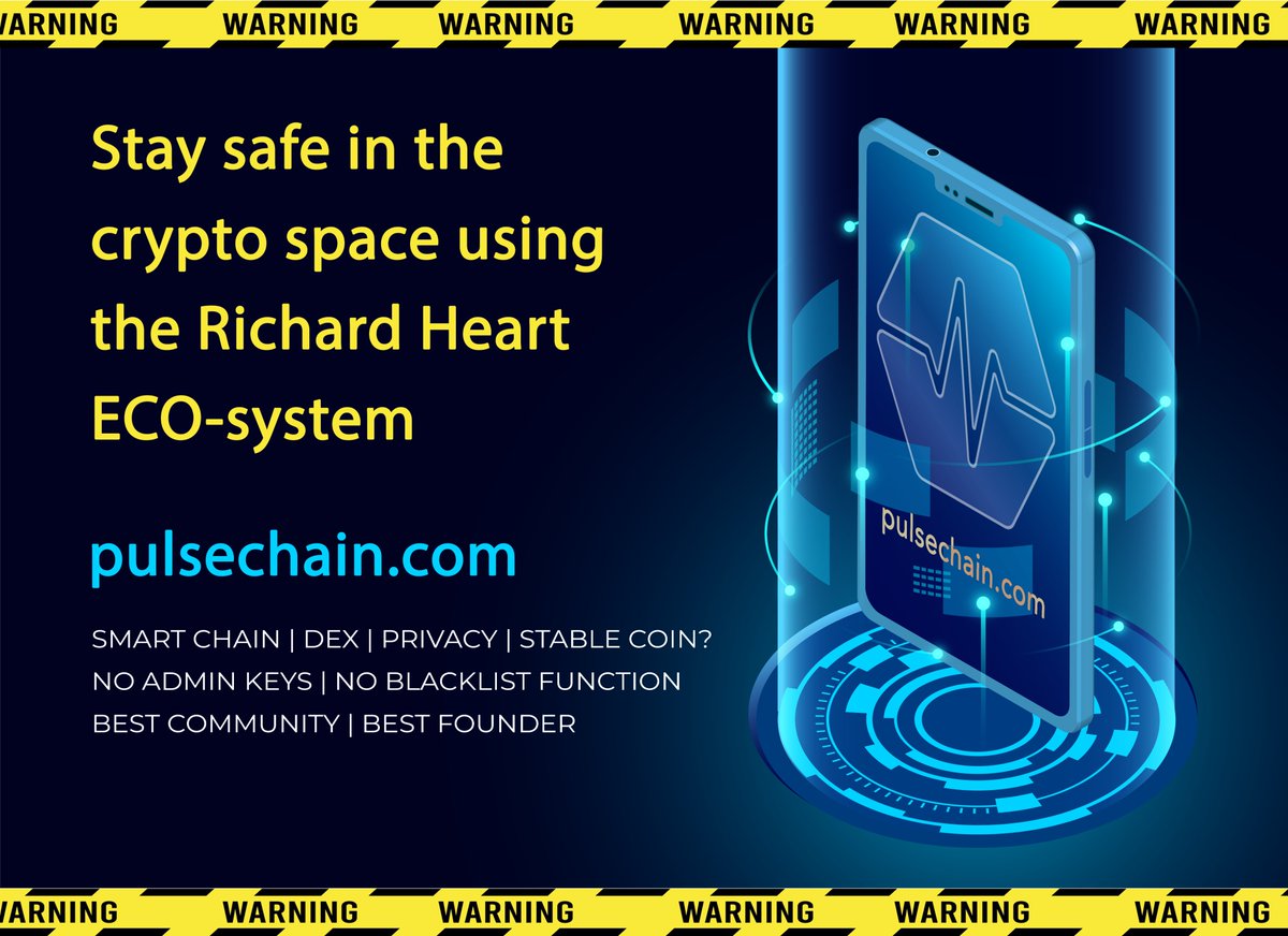 There are many scams out there! 
Do not buy #crypto with admin keys!
I stay safe in the #RichardHeart made cryptos: