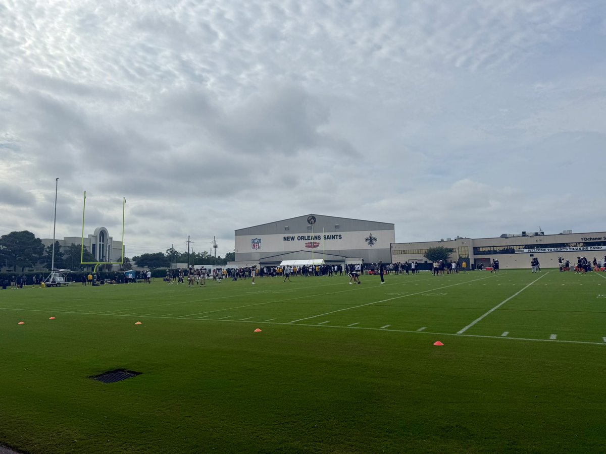 Good morning for a Saints scrimmage 🏈