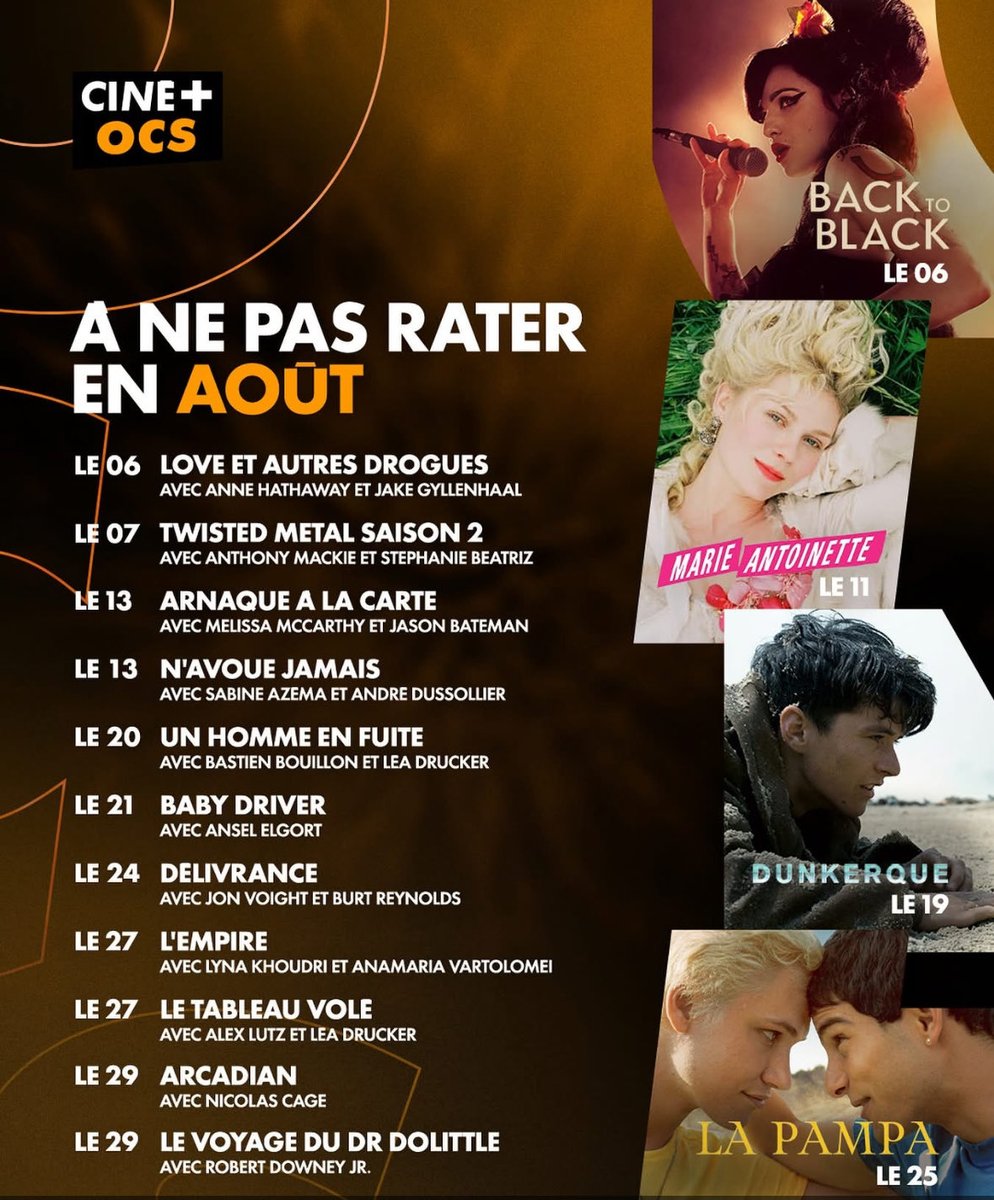 En août sur ⁦<a href="/cineplus_ocs/">CINE+ OCS</a>⁩ !