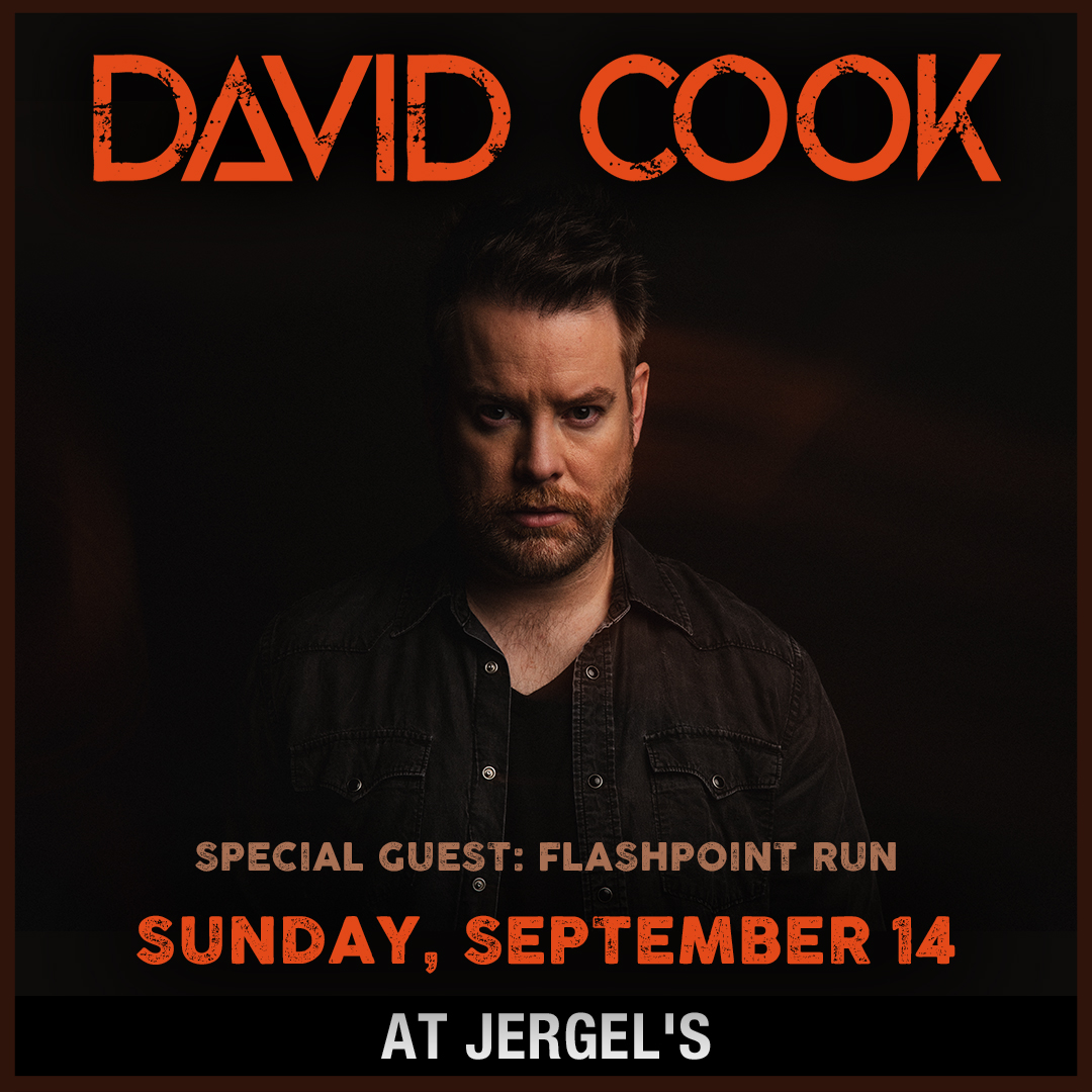 FlashpointRun's tweet image. Come see open for David Cook at Jergel's 9/14/25!!!