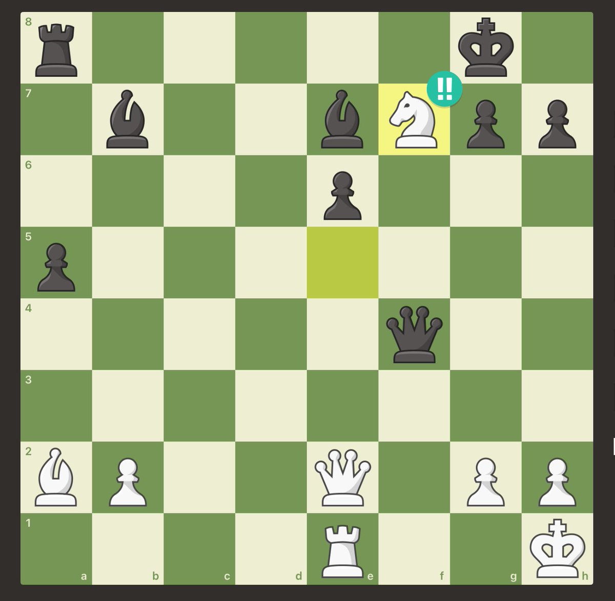 Kristian_Juul's tweet image. Boom!! 💥 Sacrificed my knight on f7 against my 2400+ opponent like a true romantic!! Why? 🔥🔥

♟️ #chesslife #knightsacrifice #chessattack #tacticstime #romanticchess #checkmateincoming #chessbrilliance #chessstrategy #lichess #chesscombination #chesscta
