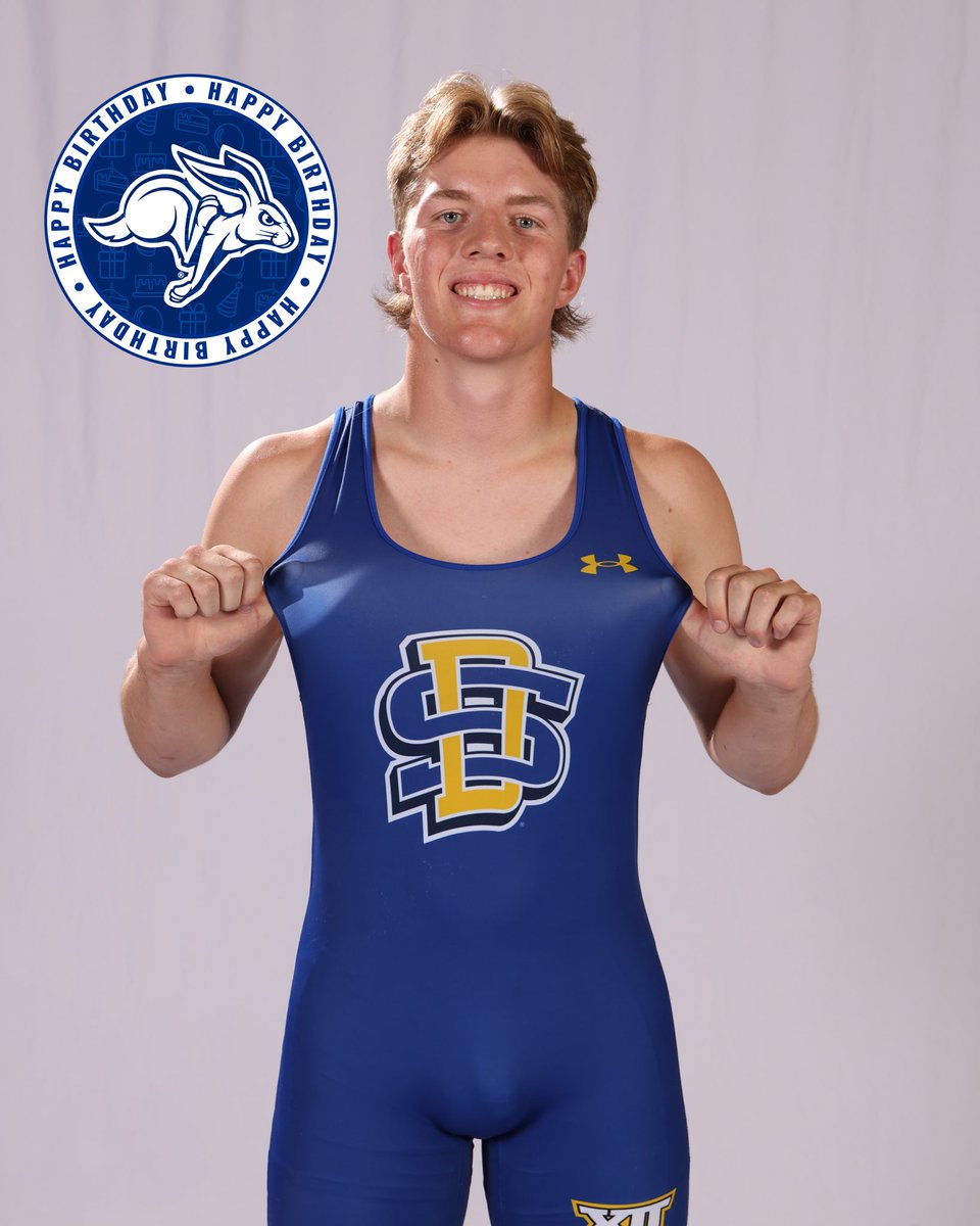 Wishing a happy birthday to Jackrabbit wrestler Burk Blasius today!

#GetJacked x #GoJacks🐰