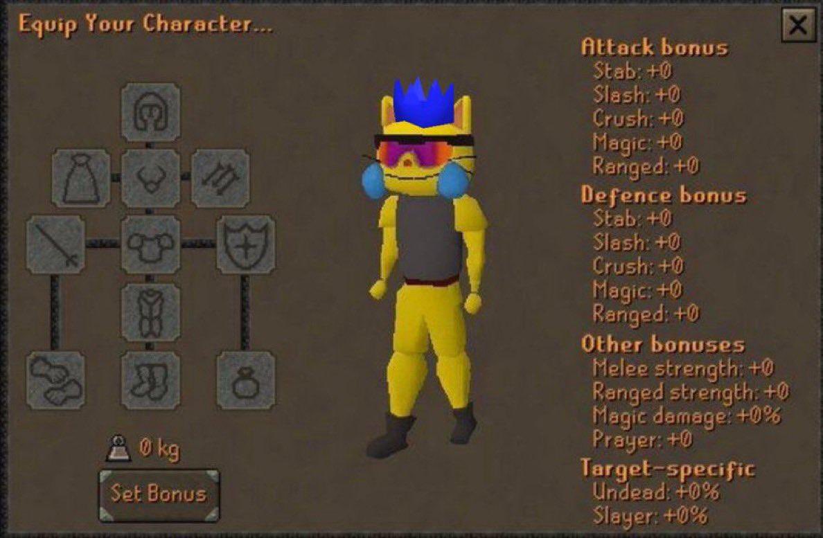 all this bullshit about launchpads and charity and this and that 

meanwhile old school runescape hit an ath of 350k concurrent players today , not bad for a 25 year old game

and you’re still sidelined on $phat ??? couldn’t be me