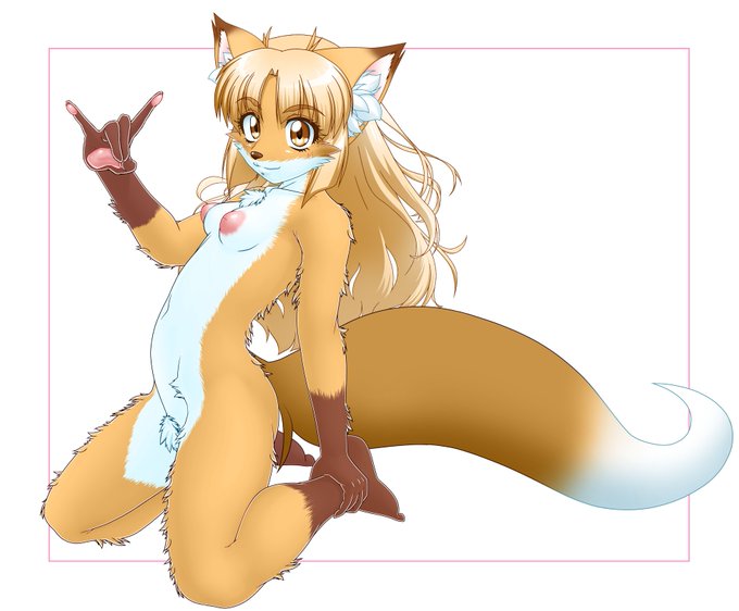 トヨカワちゃんケモヒト比較うpっておやすー 