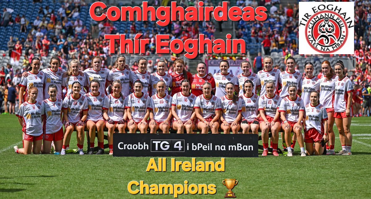 Aodhán Harkin (@aodhanharkin) on Twitter photo Comhghairdeas agus maith sibh Thír Eoghain All Ireland Intermediate Champions 🏆 <a href="/LgfaTyrone/">Tyrone Lgfa</a> <a href="/wearetyronespt/">WeAreTyrone Sport</a> Comhghairdeas agus maith sibh Thír Eoghain All Ireland Intermediate Champions 🏆 <a href="/LgfaTyrone/">Tyrone Lgfa</a> <a href="/wearetyronespt/">WeAreTyrone Sport</a>