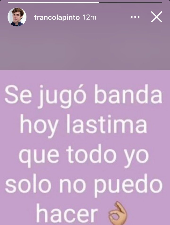 franco despues de la carrera: