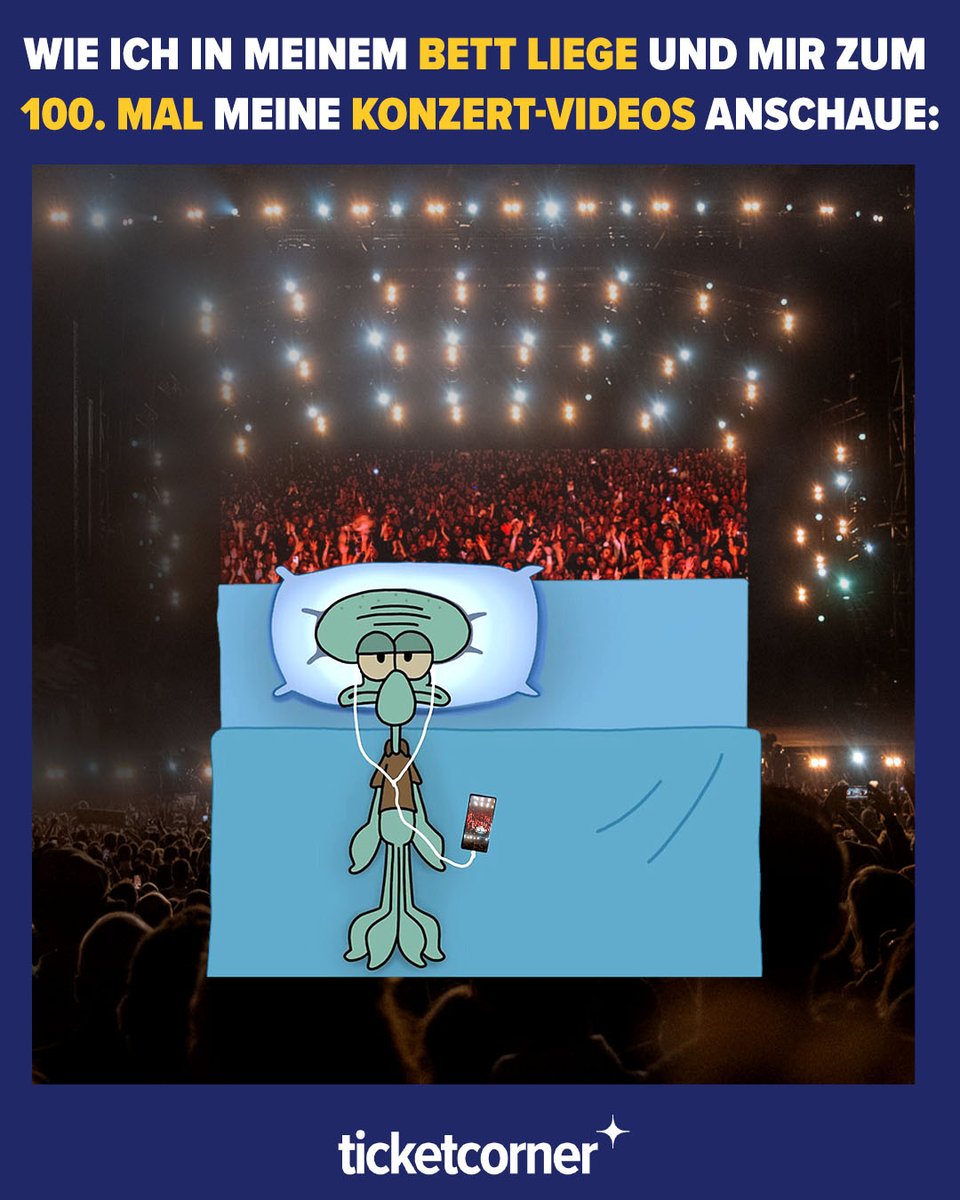 Wer braucht schon Schlaf, wenn man sich stattdessen stundenlang Konzert-Videos anschauen kann? 🤭
