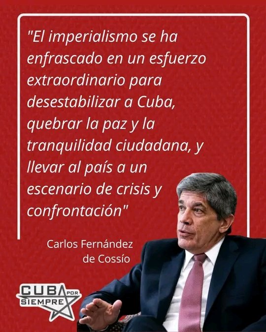 Los jóvenes cubanos 🇨🇺🇨🇺🇨🇺no nos confundiremos con los cantos de sirenas llegados de los EEUU.
#MejorSinBloqueo 
#CubaResisteYVencerá
<a href="/Valeria340103/">Valeria Alfonso</a> 
<a href="/VeronikPedraza/">Verónica Pedraza</a> 
<a href="/DiazCanelB/">Miguel Díaz-Canel Bermúdez</a> 
<a href="/Damiana_Estevz/">Damiana Estévez 🌼</a> 
<a href="/EmyBatistaCuba/">Emily Batista 💖</a> 
<a href="/DanoSanchez602/">Danito Lugo</a>
<a href="/Mari_Posa_1607/">Mari Posa ❤️🤍💙</a>