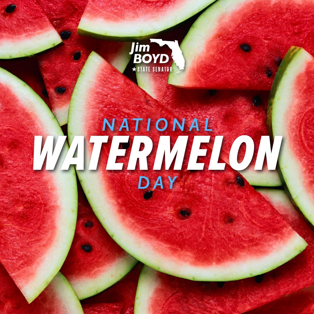 Watermelon is the most refreshing snack of the summer!   

 Celebrate #NationalWatermelonDay by supporting Florida growers and enjoying nature’s candy!