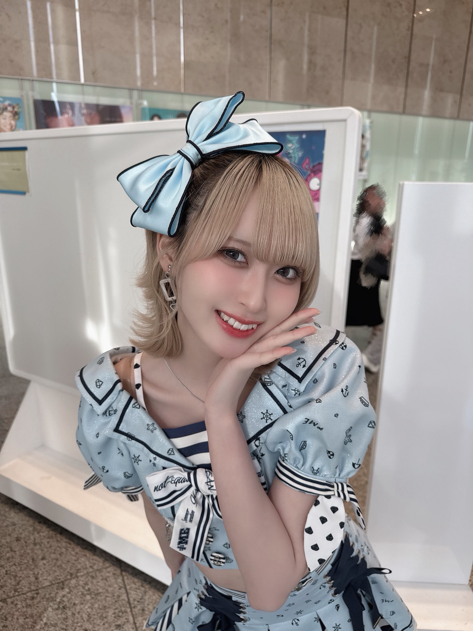 ≠ME　ノイミー　　生写真　直筆　サイン　抽選　抽選会　川中子奈月心　座り ノイミー 川中子奈月心 直筆サイン - メルカリ