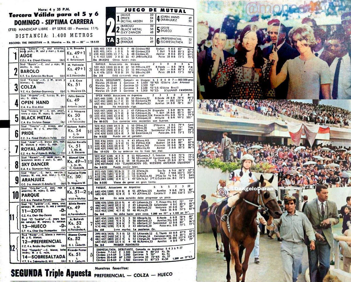 Rafael Vicente Salas (@blindadosalas1) on Twitter photo #Hipismo #RecordarEsVivir El 03/08/1969 las jinetas BARBARA JO RUBIN y DIANE CRUMP 🇺🇸 visitaron #LaRinconada y tuvieron excelentes actuaciones para deleite de la afición, aunque no pudieron ganar. Fotos: Retrospecto #GacetaHipica y Foto 2: <a href="/Monedo/">Mario Rodriguez</a> y Foto 3: <a href="/JLDangeloDuran/">Jose Luis D'Angelo Durán</a> #Hipismo #RecordarEsVivir El 03/08/1969 las jinetas BARBARA JO RUBIN y DIANE CRUMP 🇺🇸 visitaron #LaRinconada y tuvieron excelentes actuaciones para deleite de la afición, aunque no pudieron ganar. Fotos: Retrospecto #GacetaHipica y Foto 2: <a href="/Monedo/">Mario Rodriguez</a> y Foto 3: <a href="/JLDangeloDuran/">Jose Luis D'Angelo Durán</a>