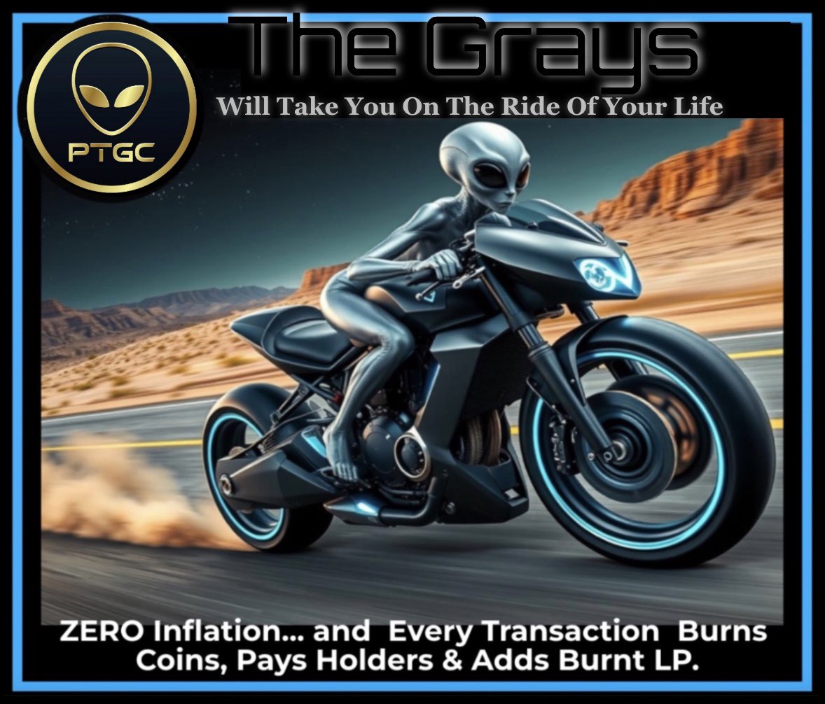 <a href="/TheGray369/">The Gray 369 (pTGC & UFO) 👽🧪🛸🕸️</a> I’ve watched this happen a few times w/ The Grays…

The price rises, more people notice, more want in, price climbs again.

Add in the AMM bots and it turns into a whirlwind of gains.

NFA, but best to buy when most aren’t paying attention. Like now.

$pTGC $UFO PulseChain