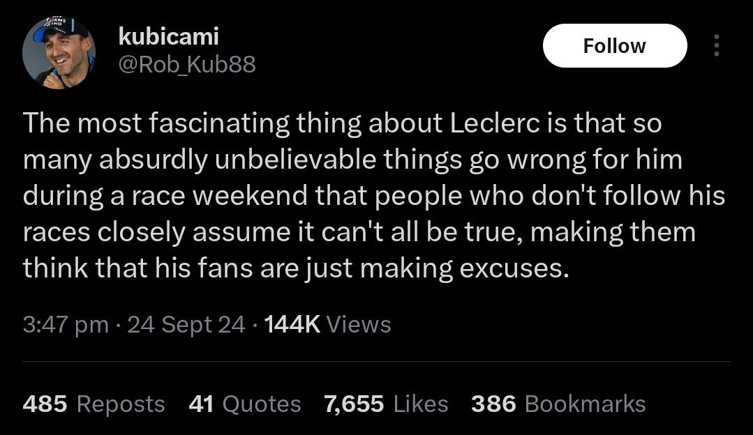Do everything perfectly. Fastest in quali, fastest in the race till ferrari fucks your race up once again.

EVERY SINGLE TIME