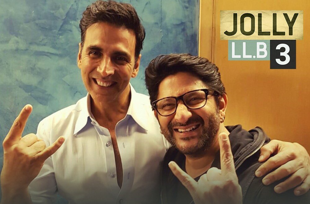 "Akshay Kumar takes his work very seriously and he always wants the wholr crew to be together during shooting. I will like to work with him again" - #ArshadWarsi

JollyLLB3 Teaser Soon