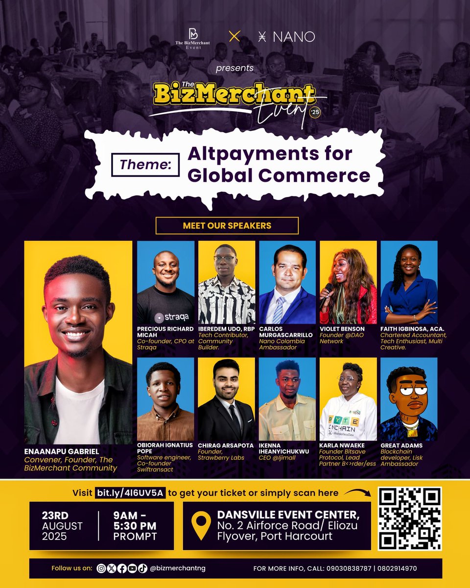 🎤 From pitches to payments, deep-dive panels to emerging tech...
#BizMerchant2025 presents a one of a kind experience tailored for builders, founders, and bold thinkers.

🚀 Join the movement shaping the future of global commerce through altpayments👉bit.ly/4l6UV5A