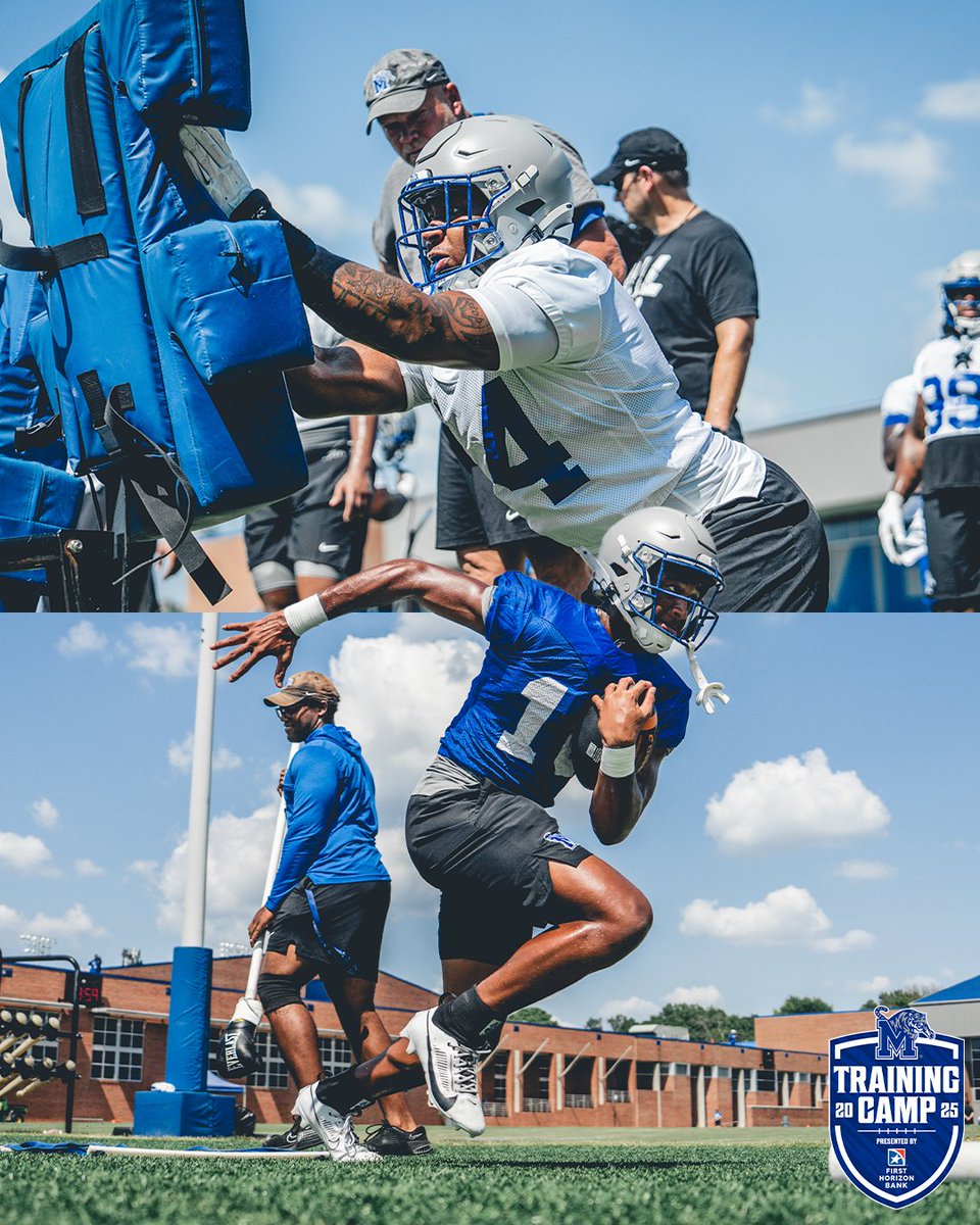 Memphis Football (@memphisfb) on Twitter photo Day 4. Get better.
#ALLIN | <a href="/FirstHorizonBnk/">First Horizon Bank</a> Day 4. Get better.
#ALLIN | <a href="/FirstHorizonBnk/">First Horizon Bank</a>