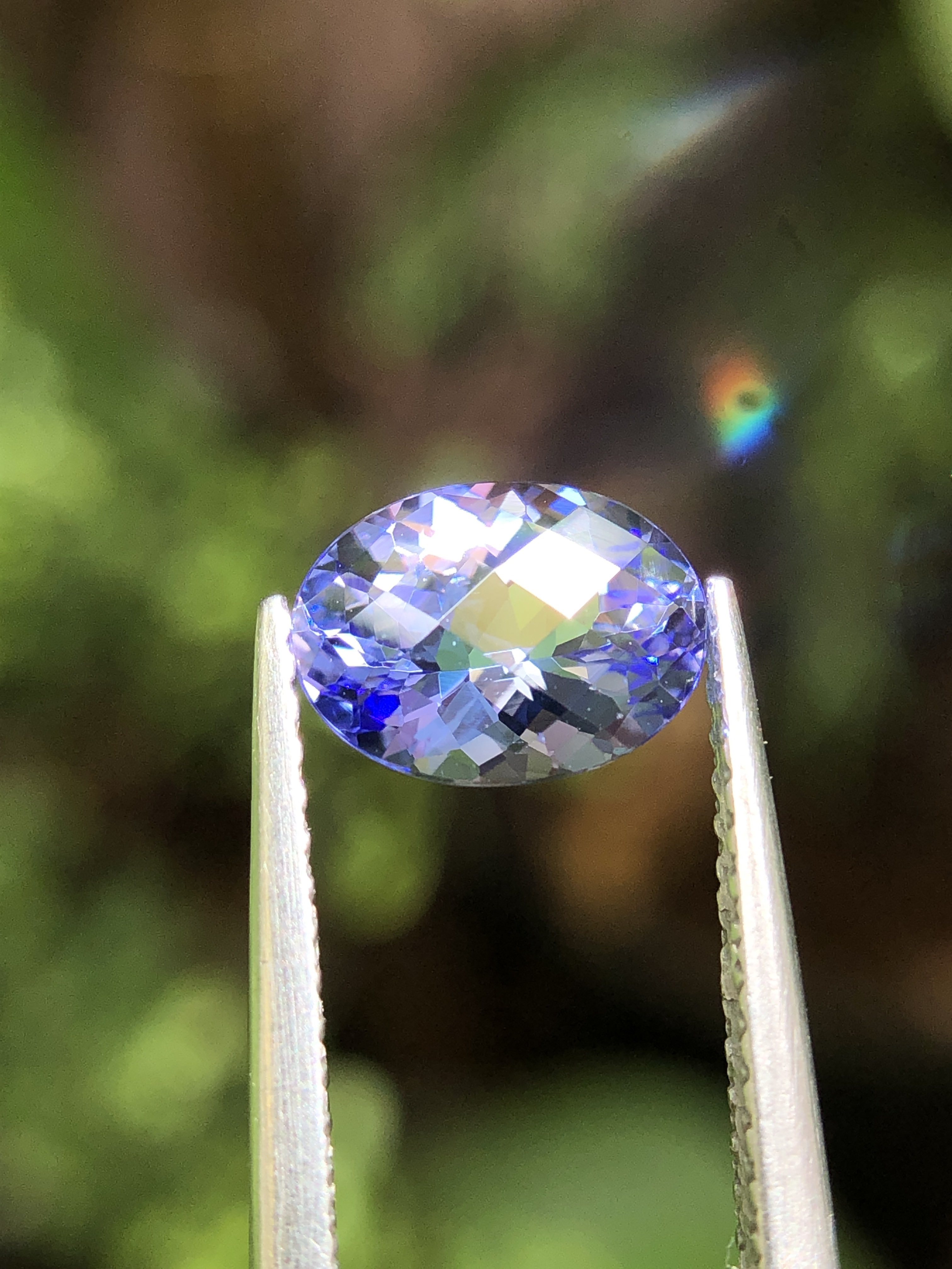 1.82 ct 天然 ゾイサイト（タンザナイト）トリリアント タンザナイト トリリアントカット タンザニア産 0.67ct【220818