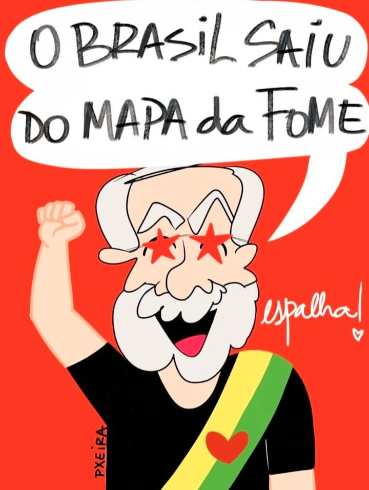 LULA É O POVO.

Foi com Lula que o Brasil saiu do mapa da fome. Foi com Lula que o pobre virou gente, que o prato se encheu e o país se levantou. Agora, é com ele que defendemos a soberania contra qualquer ataque,  interno ou externo.