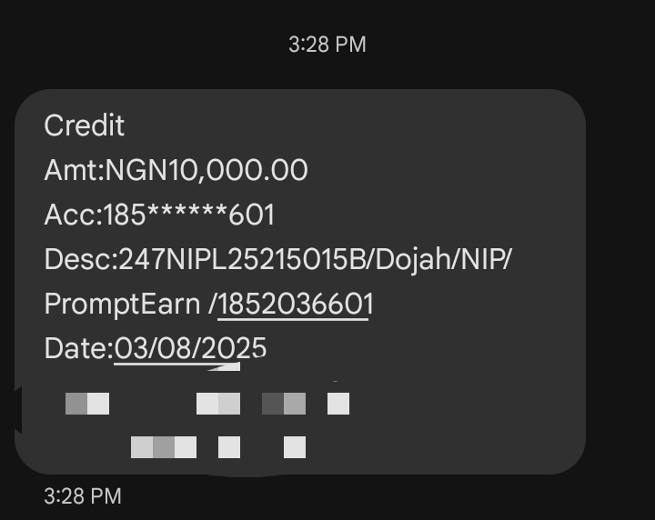 Digital_MBJ's tweet photo. I just got paid by @promptearn 💸
That makes it N90,000+ earned through affiliate marketing so far.

Started this journey with 6 followers and zero experience.

If this inspired you, please retweet, someone on your timeline might need to see what’s possible. https://t.co/NwxXafE0zj