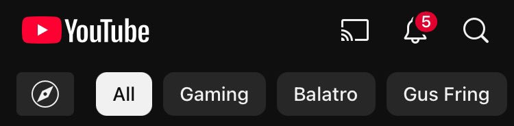 I have fine tuned my youtube algorithm to perfection