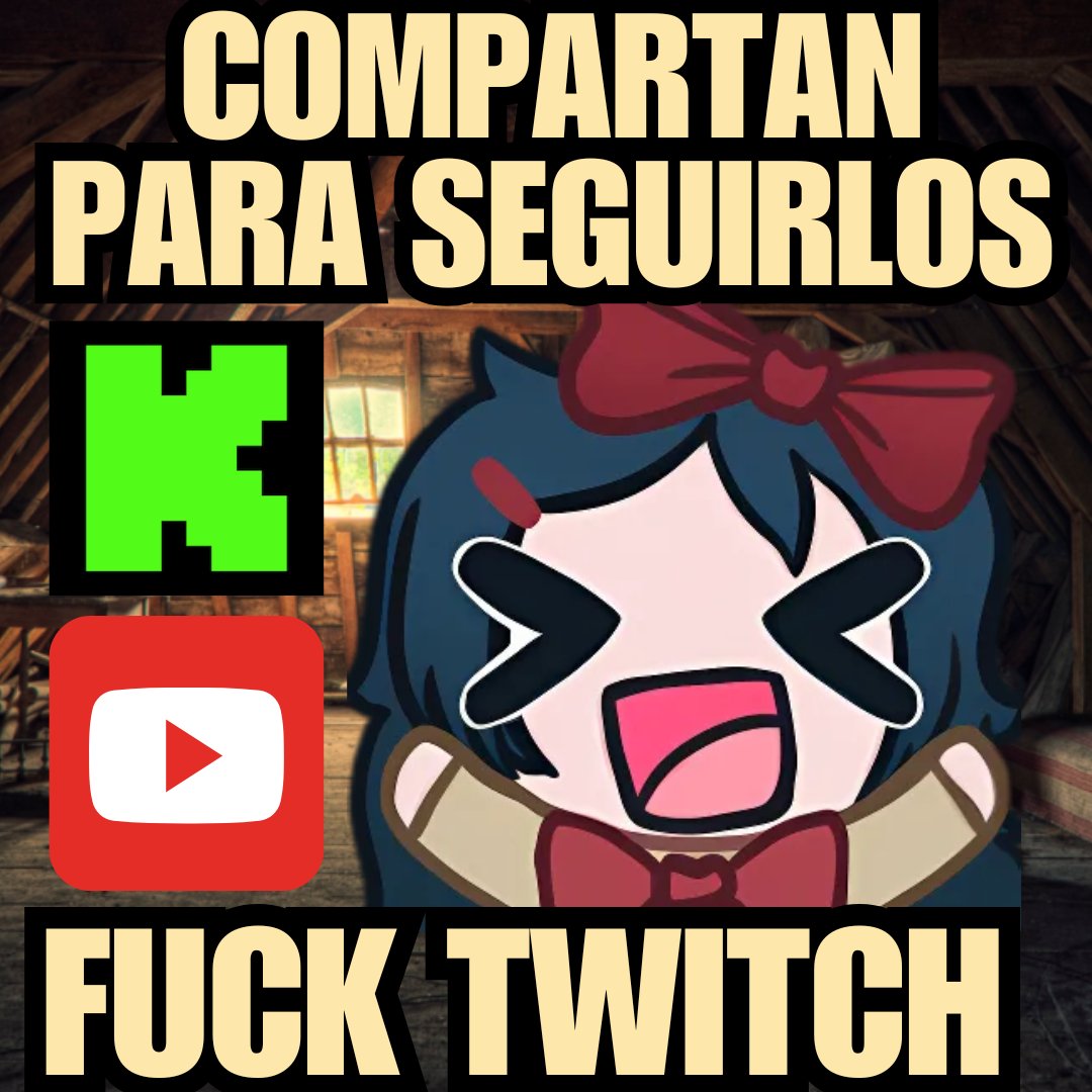 dolly_solita's tweet photo. Twitch nos sigue cagando encima como streamers pequeños, asique para apoyar a la comunidad quiero tener este post. comenten, compartan y apoyen asi mas gente abandona twitch

hagan multistream!! creen mas cuentas!! sigamos y apoyemos asi todos podemos escapar de twitch https://t.co/7nL6fpePWs