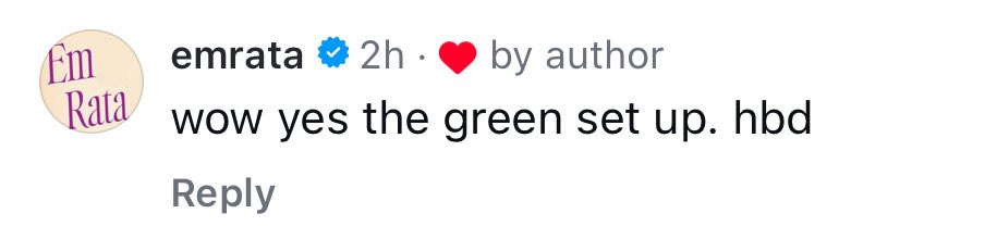 xcx source (@xcxsource) on Twitter photo Despite this picture Charli posted being from Google Images, Charli xcx has liked Emily Ratajkowski’s Instagram comment praising the “green set-up.” 💚 Despite this picture Charli posted being from Google Images, Charli xcx has liked Emily Ratajkowski’s Instagram comment praising the “green set-up.” 💚
