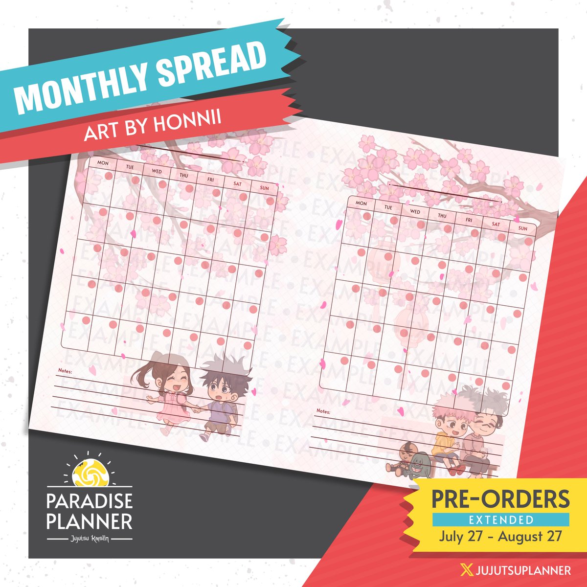 Jujutsu Kaisen Paradise Planner tweet media