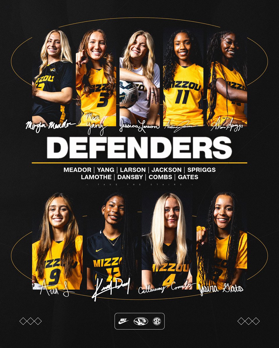 The back line 🔒

#MIZ 🐯 | #TakeTheStairs