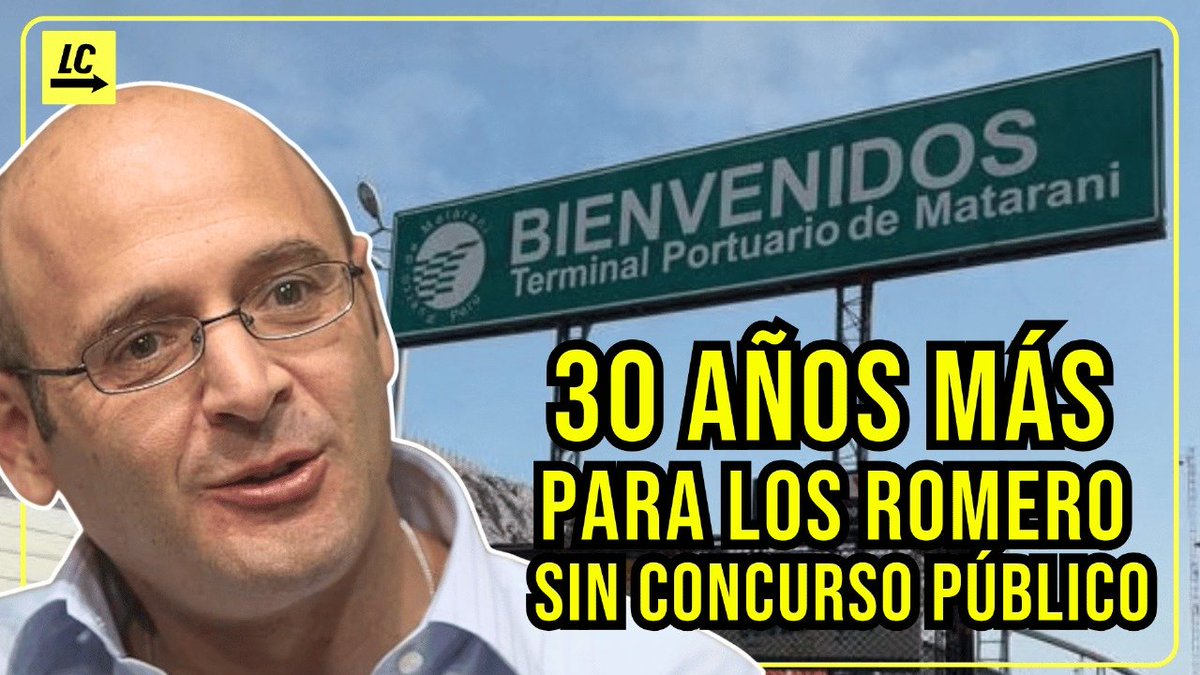 El gobierno está apurado por firmar la adenda que le da, a dedo, 30 años más la concesión del puerto de Matarani a la familia Romero. La crítica que hacen los expertos: ¿por qué no organizan un concurso público, si queda tiempo?🧵

Detalles en #LaContra 👉 youtu.be/5VjFgueSfVA?si…