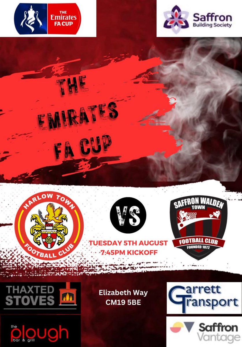 After yesterday’s hard-fought draw, we will face <a href="/HarlowTownFC/">Harlow Town FC</a> away from home on Tuesday night in the <a href="/EmiratesFACup/">Emirates FA Cup</a> replay

#upthebloods