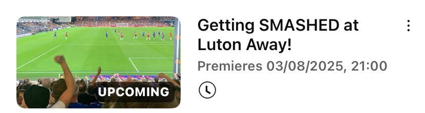 NEW VIDEO PREMIERES AT 9PM 🚨 

First one of the season. Don’t think this channel will ever see me sober at this point🤣

youtu.be/_Jcy3stLER8?si…