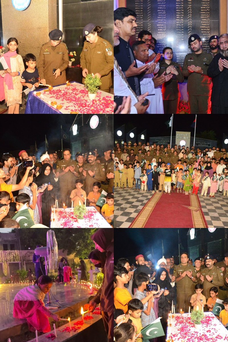 OfficialDPRPP's tweet photo. یومِ شہداء پولیس کے حوالے سے صوبہ بھر میں تقریبات کا آغاز، پنجاب بھر میں پولیس شہداء کی یاد میں شمعیں روشن کی جا رہی ہیں۔ https://t.co/RZqncrDykU