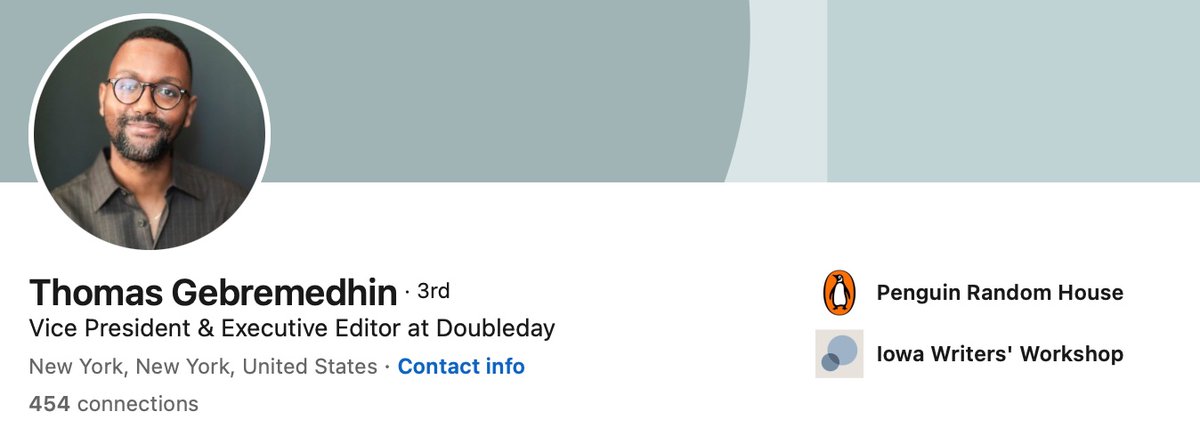 <a href="/persianjewess/">The Persian Jewess</a> <a href="/penguinrandom/">Penguin Random House 🐧🏠📚</a> Thomas Gebremedhin is a VP earning a strong six figure salary; for him to justify the murder of a Jewish woman based on his own financial envy is evil. 

Do you really want this person representing your brand <a href="/penguinrandom/">Penguin Random House 🐧🏠📚</a> ?