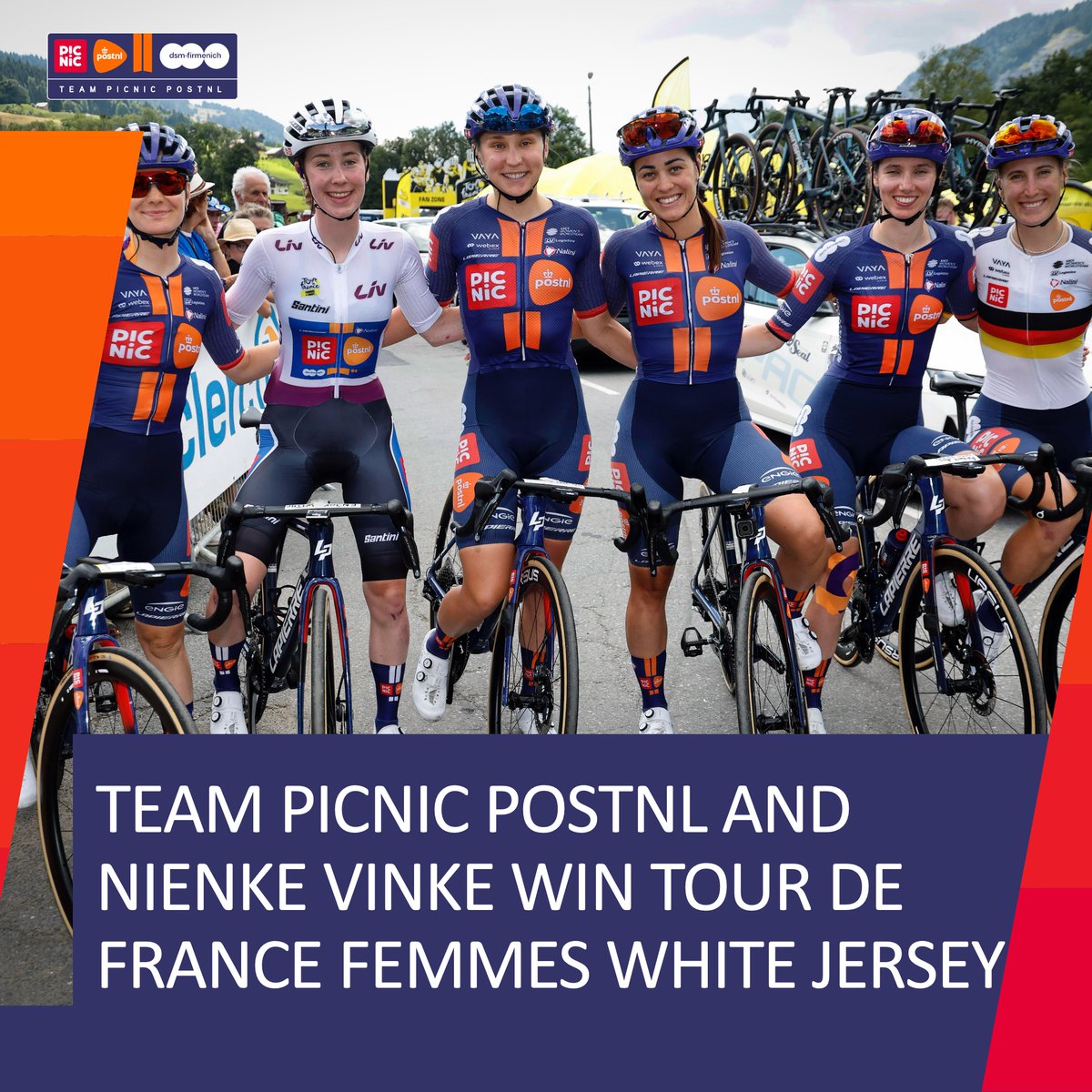 💬"All the other young riders were behind so it was mostly just about making it to the finish line in a good way and that’s what we did. It’s really special to win a jersey in a Grand Tour." - Nienke Vinke

Get our final #TDFF2025 report as we secured the white jersey 🤍