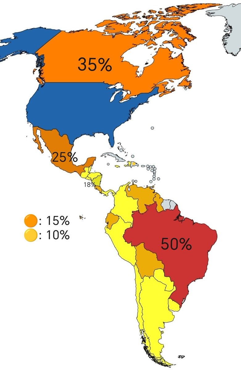 Trump tariffs on the American Continent
