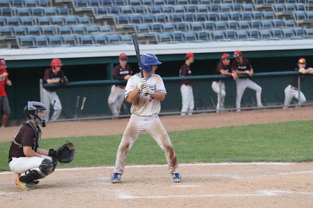 I am excited to be at the Prep New england baseball underclass games on August 13. I will be on team 5.
Position Catcher
<a href="/PBNewEngland/">Prep Baseball New England</a> 
<a href="/CoachZachsmith9/">Zach Smith</a> 
<a href="/ECEaglsBsb/">East Coast Eagles</a> 
<a href="/SachemsBaseball/">Middleboro Sachem Baseball</a>