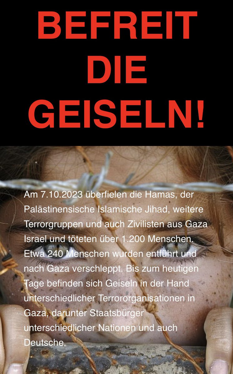 Hier das Pendant zum Aufruf der „Kulturschaffenden“. Ich bin eine der Erstunterzeichnerinnen. 

Unterschreibt bitte zahlreich 

hostagerescue.de