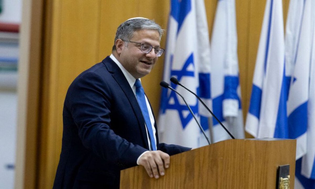 🔴 BREAKING | 🇮🇱 Ben Gvir to the army:

“Keep bombing and don’t fear the international courts. Has America ever punished an Israeli soldier? Of course not. Continue your work with confidence.”